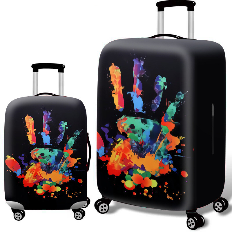 Housse De Valise En Polyester Et Fibre De Bambou - Transparente - Taille XL (29-32 Pouces) - Protection Sac