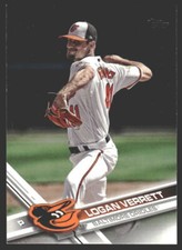 Logan Verrett #US138 2017 Topps Update Baltimore Orioles