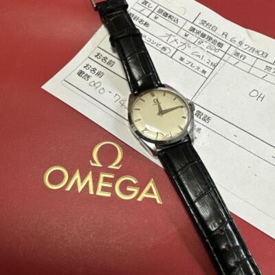 Omega Cal.284 Vintage Overhaul 17 Jewels Manual Winding Mens Watch