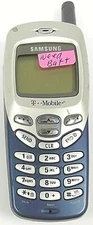 Samsung SGH-R225 / R225M - Blue and Silver ( T-Mobile ) Cellular Phone