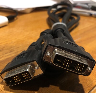 Dynex DX-DVI2M DVI cable, single link, DVI-D (M) to DVI-D (M), 6.5 ft (2M)