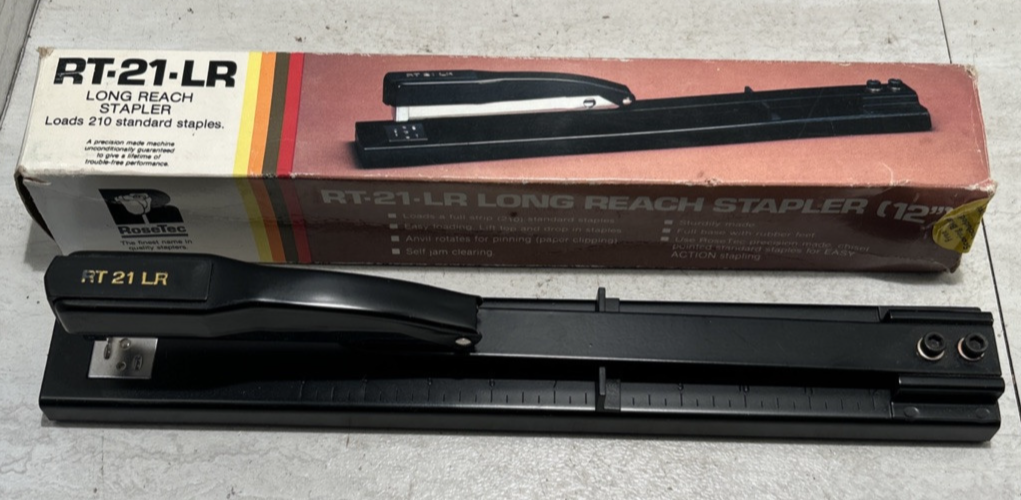 RoseTec RT-21-LR 12-Inch Long Reach Heavy-Duty Stapler  -image