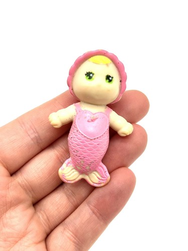 Vintage Kenner Sea Wees Mermaid, Baby Star Doll Rubber Pink - Picture 5 of 6