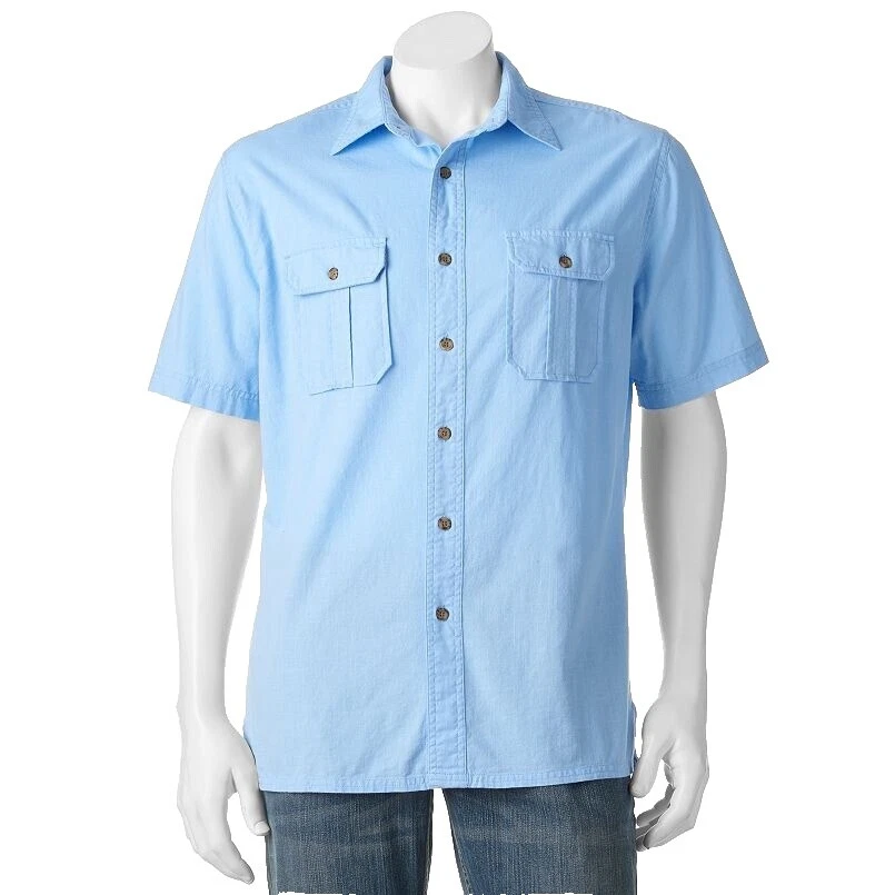 Crosshatch Algodón Informal Con Botones camisas para hombres