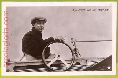 af5804 - VINTAGE  POSTCARD  Ansichtskarten - Latham Sur Son Aeroplane  AIRPLANES