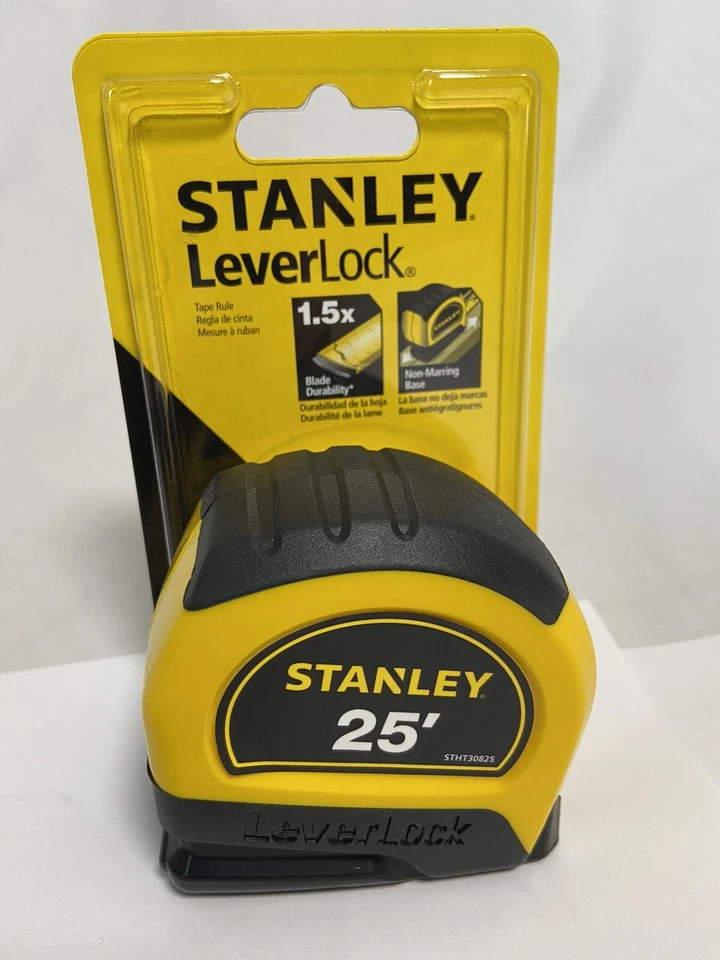 Stanley Tool Set 25ft Tape Measure Utility Knife Blades Pry Bar Bag Clamps Lot - Image 4 of 4