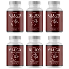 Gluco Blocker Advanced Blood Balance Support for Heart Health - 6 Bottles