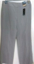 BHS W Range Ladies Work Trousers Uk 12 Natural Bnwt Chevron Straight Leg
