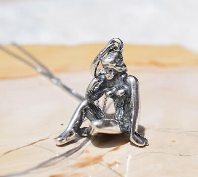 Virgo Zodiac Sign Solid 925 Sterling Silver 16'' Necklace Aug 23 through Sept 22