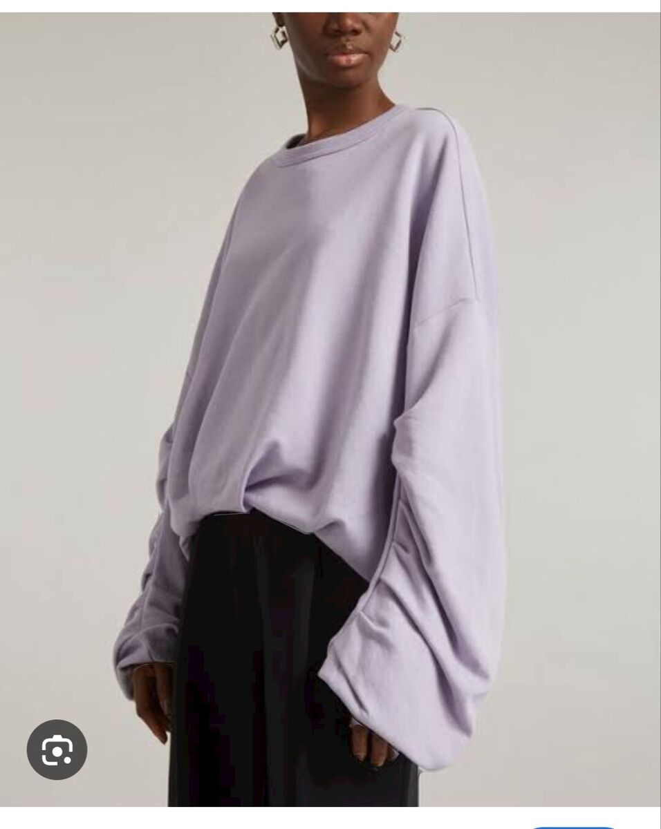 DRIES VAN NOTEN DRAPED SWEATSHIRT in LILAC size SMALL | eBay DRIES VAN NOTEN DRAPED SWEATSHIRT in LILAC size SMALL | eBay