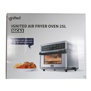 NEW DISTRESSED RETAIL PACKAGING Ignited Air Fryer Oven 25L IGC63