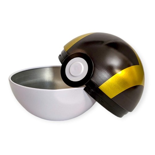 Ultra Ball Pokemon Collectible Tin: Black and Yellow Pokeball (Empty) - Picture 2 of 2