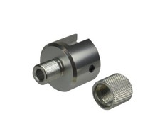 Silve 1/2x28 TPI Muzzle Brake Adapter W Thread P F Ruger .22 Mark I Bull