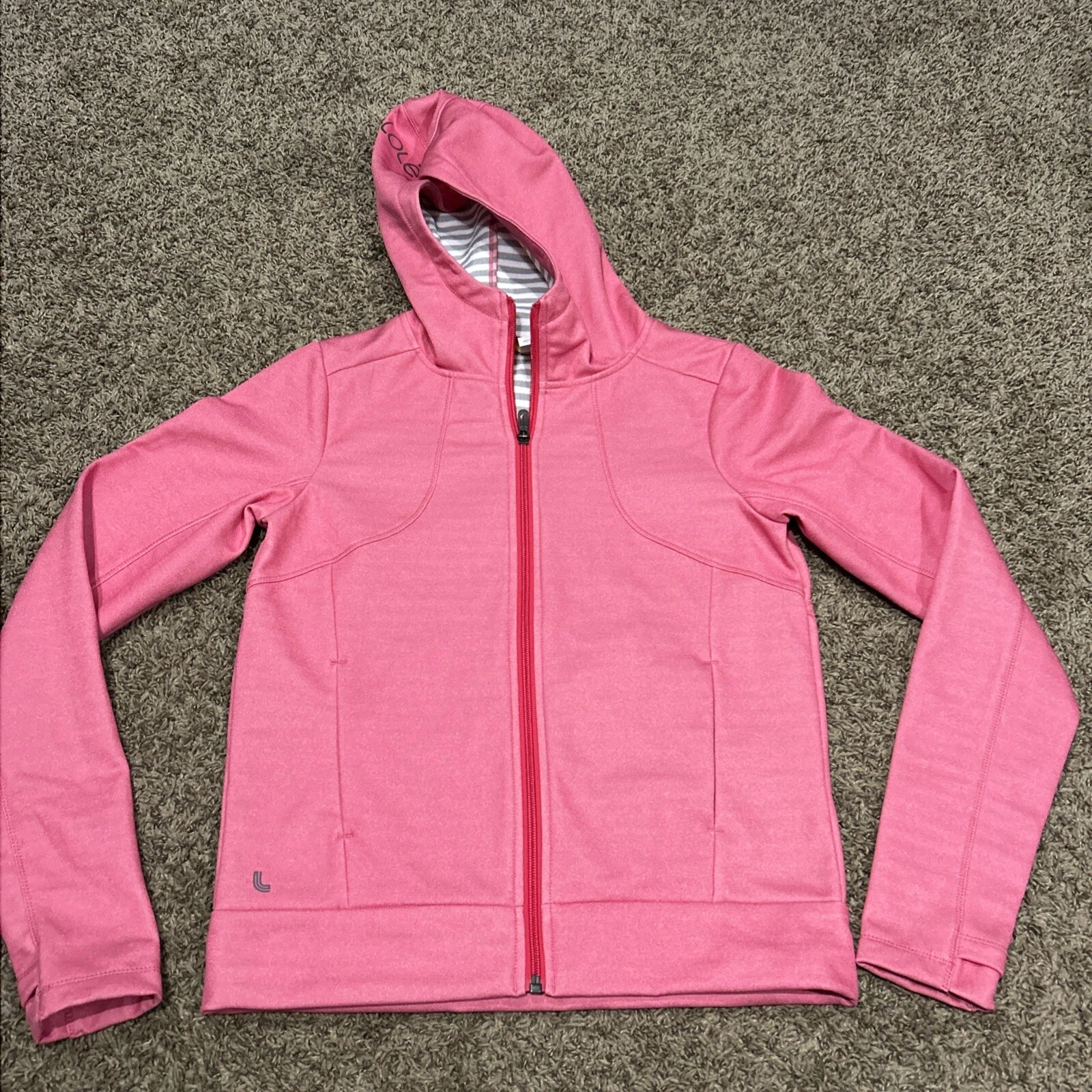 lole zip up athletic long sleeve polyester A22 jacket