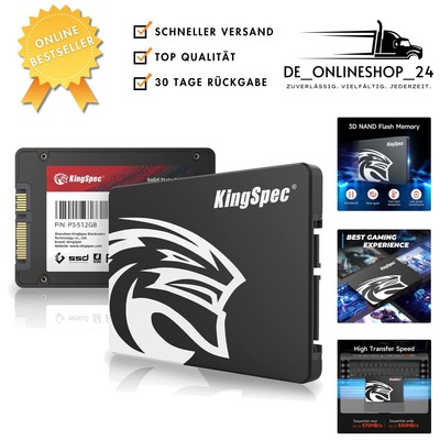 Erleben Sie superschnelle Leistung mit der 256GB SATA 3 2.5'' SSD von Kingspec