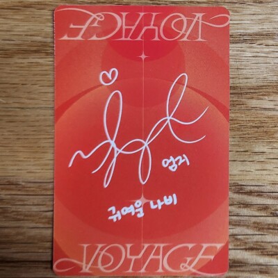 Umji Official Photocard Viviz The 5th Mini Album Voyage Genuine