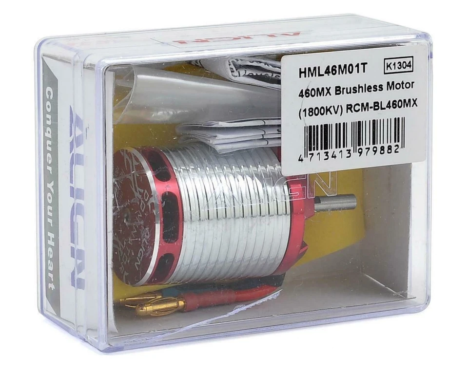 Align/T-Rex Helicopters 450 Series 6s 460MX Brushless Motor(1800KV) HML46M01 - Image 2 of 2