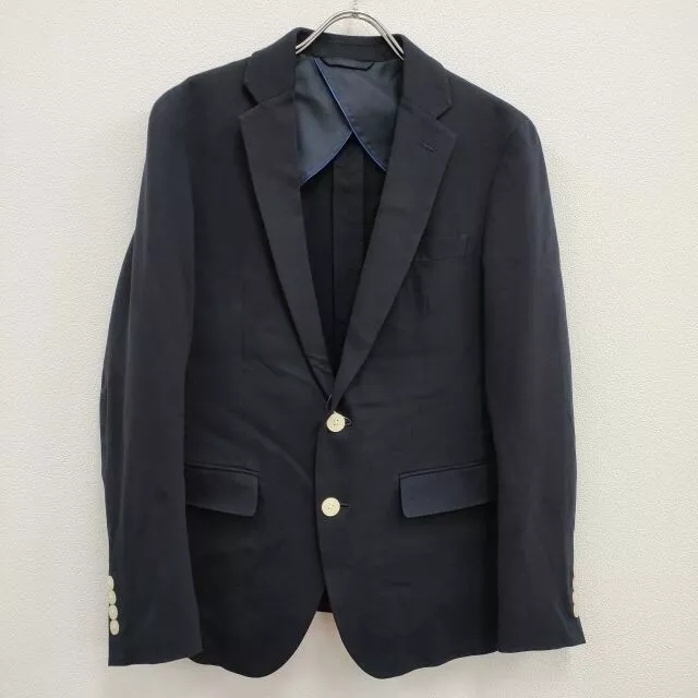 BEAMS HEART 41-16-0058-277 Size 46 tailored jacket Navy 4-0121M♪