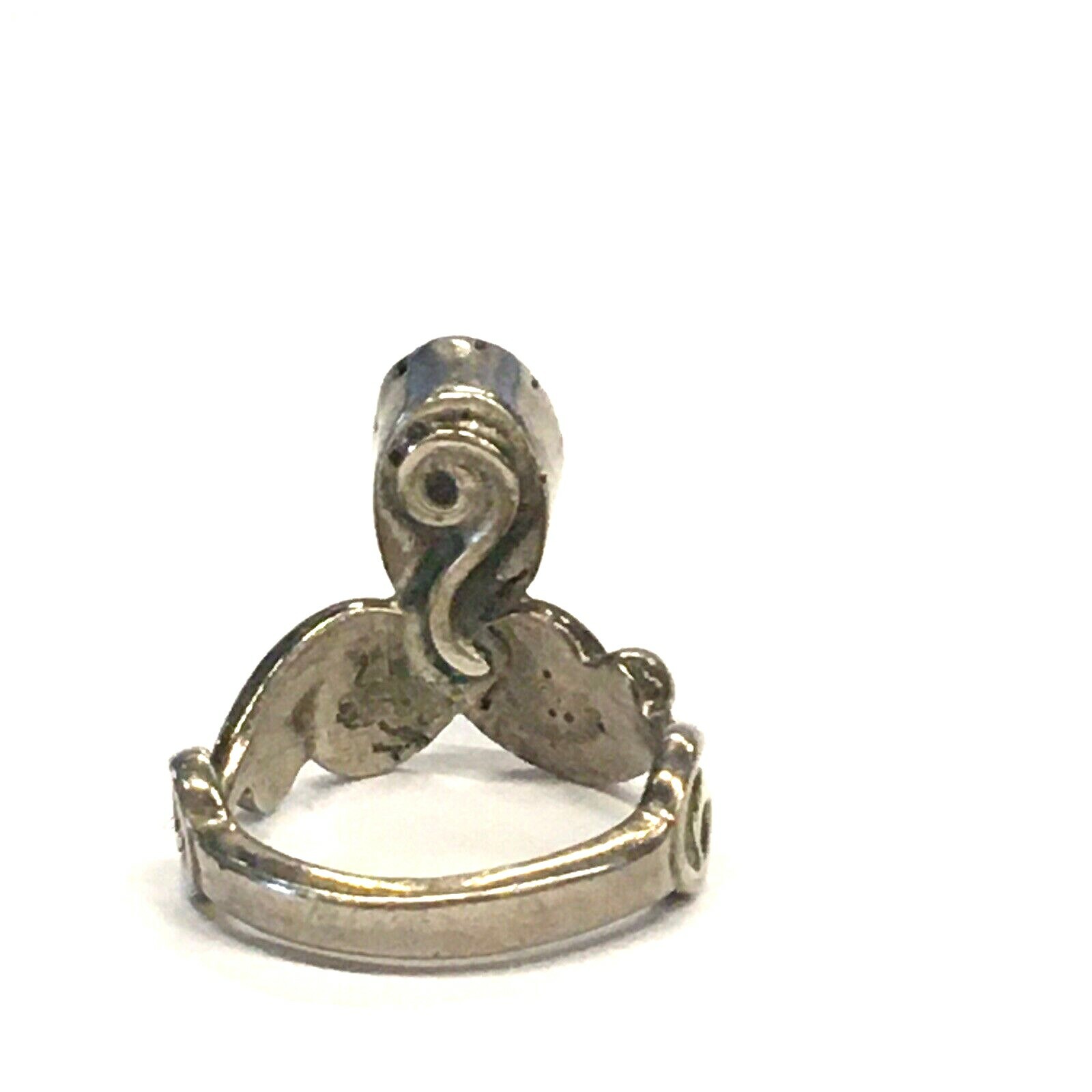 Sterling and Fire Agate Ring - image 5