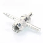 4 in 1 TYRE VALVE TOOL CORE STEM REMOVAL CLEAN REPAIR BIKE CAR VAN LORRY CHANGE