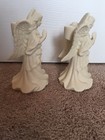 Partylite Set Of 2 Angel Of Lite Bisque Porcelain Taper Candleholders NWOB — photo 4