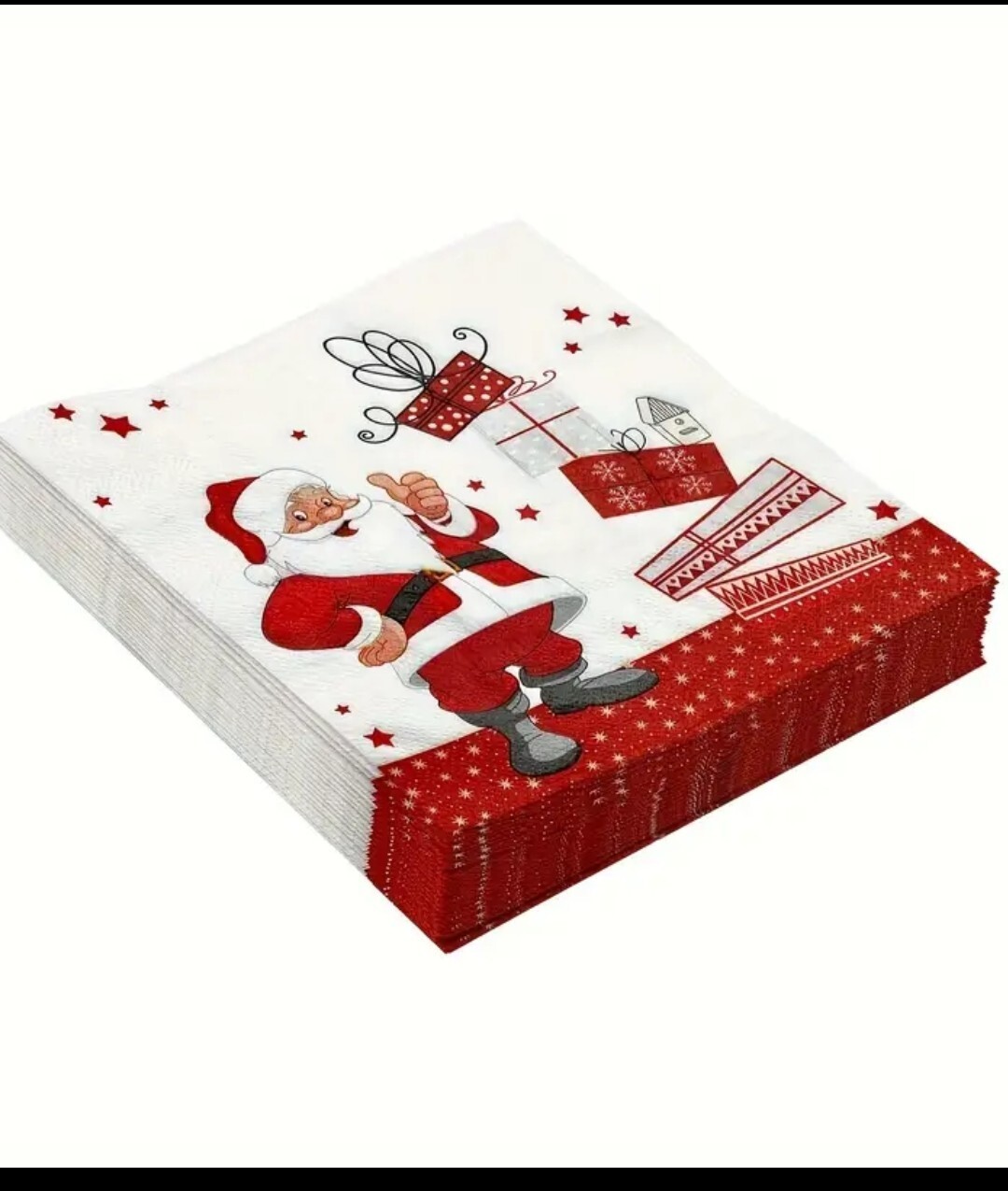 Lot de décorations de table de Noël réutilisable et modulable en bois - 3