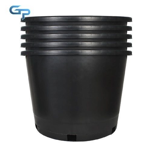 5 Pack Premium 10 Gallon Black Plant Ganden Flower Nursery Pots Container Up - Picture 8 of 13