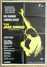 NEIL DIAMOND THE JAZZ SINGER 1981  movie poster Spain