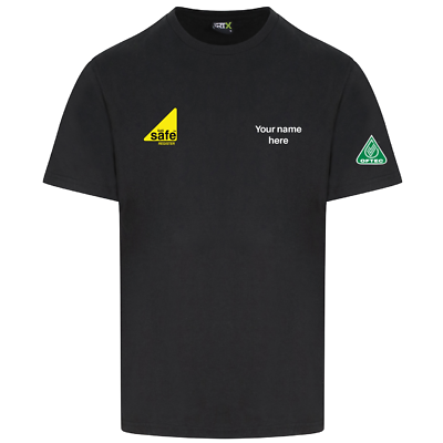 Gas Safe Plumber Embroidered Personalised T-shirt With Company Name Workwear - New Zealand
