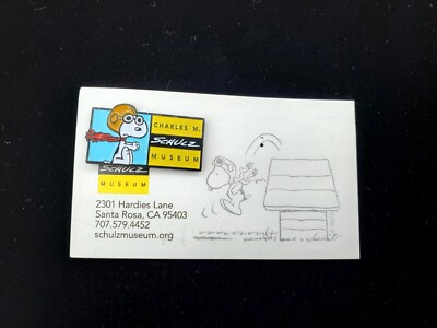 Charles Schulz Museum Peanuts Snoopy Flying Ace Red Baron Pin Member Exclusive