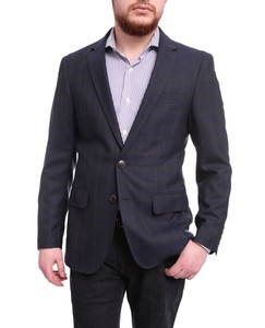 navy blue wool blazer mens