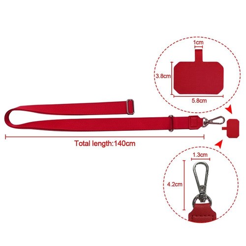 Adjustable Phone Lanyards Anti-lost Phone Straps Patch New Phone Hanging Cord - Photo 2 sur 21