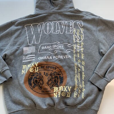 若者に人気のブランド Sport Darc Hawaii 835 Wolf Gray Wild Hoodie Forever” “Ohana パーカー