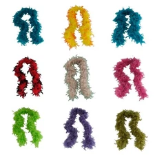 80 Gram Chandelle Feather Boa 6 Feet 50+ Colors Boas Halloween Costume Wedding