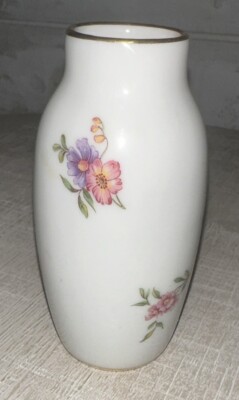 Limoges フラワーベース Vintage Limoges Mini Porcelain Vase Floral - 4 1/2