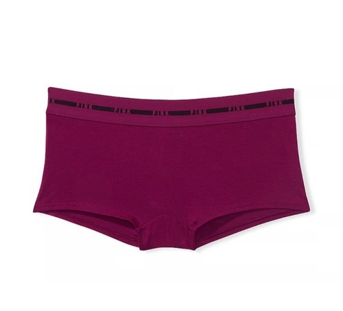 VICTORIAS SECRET PINK LOGO BOYSHORT PANTY UNDERWEAR. NWT - Picture 30 of 123