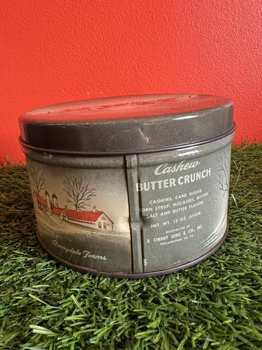 Vintage Cherrydale Farms Horse & Buggy Metal Candy Tin - Cashew Butter Crunch - Picture 3 of 6