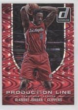 2014-15 Panini Donruss Production Line Rebounds Swirlorama DeAndre Jordan #1 3o2