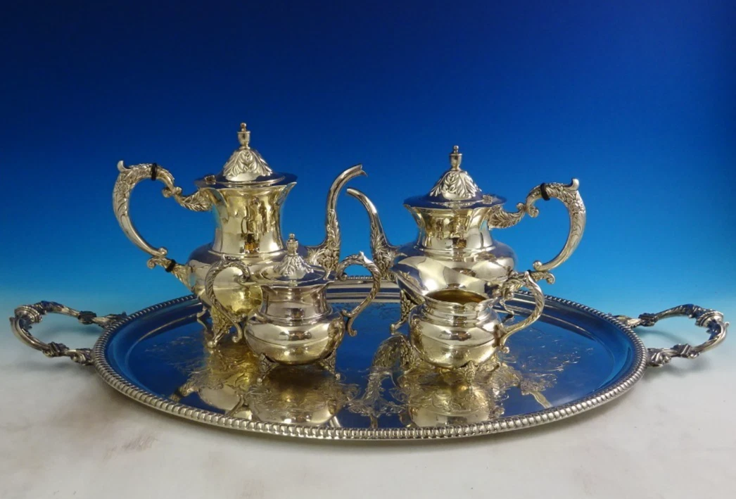 Tea/Coffee Set Antique Asian Silver for sale | eBay