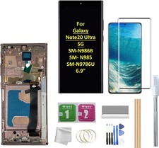 JMBTQ LCD Screen w/Frame For Samsung Galaxy Note20 Ultra 5G SM-N986 Bronze