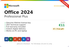 Microsoft Office 2024 Professional Plus / entrega rápida / digital