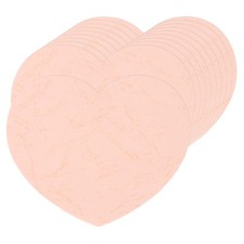 100 PCS 4x3.2 Inch Pink Heart Cutouts Paper Die Cut Cards Classroom Decor
