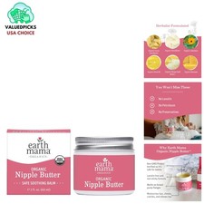 Nipple Butter 2oz - USDA Certified, Soothing Nipple Cream for Breastfeeding Moms