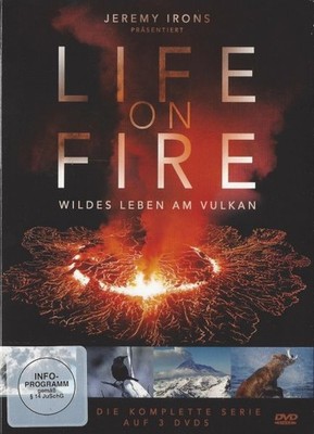 Jeremy Irons präsentiert Life on Fire / Wildes Leben am Vulkan - 3 DVDs, Box