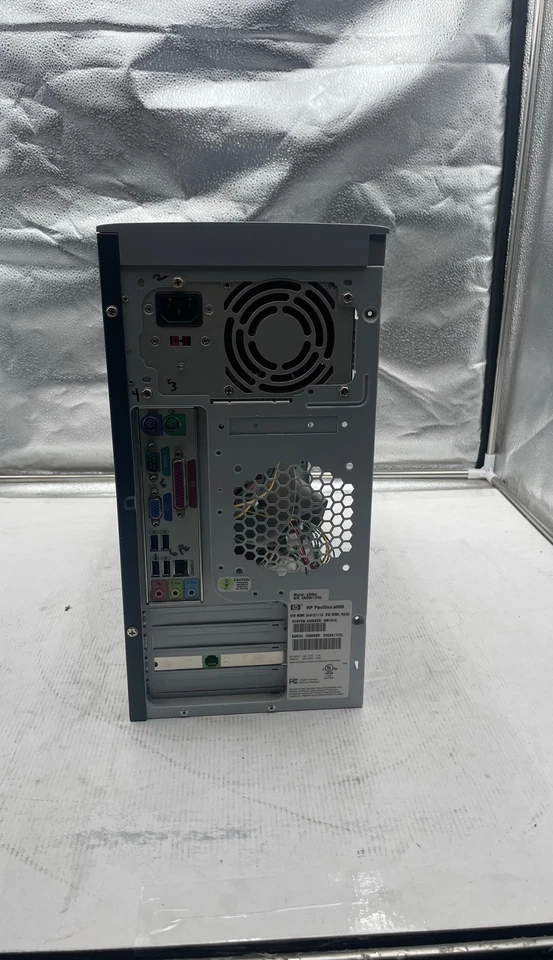 HP Pavilion a305w Intel Celeron Windows XP Tower Computer Desktop PC No HDD - Image 3 of 4