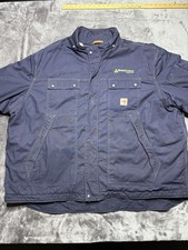 Carhartt Jacket Men 4XL Blue Flame Resistant Full Swing Thinsulate FR CAT 3