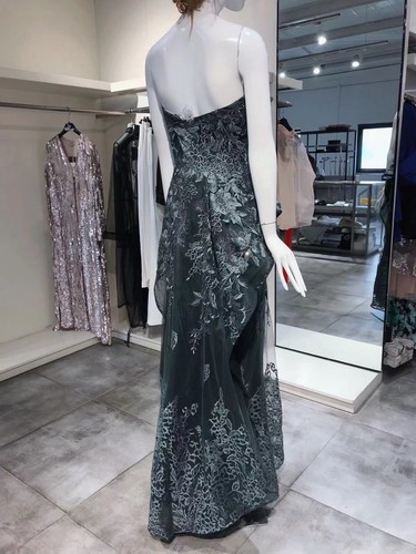 Jovani Embroidered Peplum Dress IT46 NWT - Picture 10 of 10