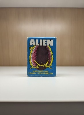 1979 Topps Alien Movie Trading Card Wax Pack 10 Cards 1 Sticker & Gum