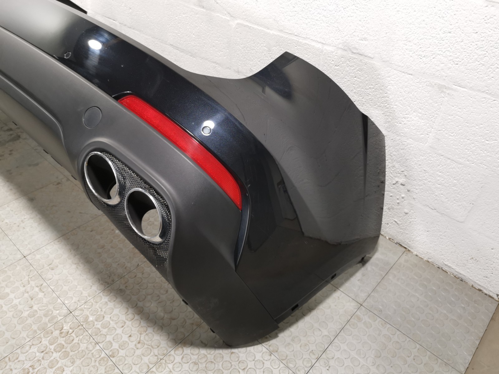 Maserati Levante S AWD 2017 Rear Complete Full Bumper Cover Black Color OEM