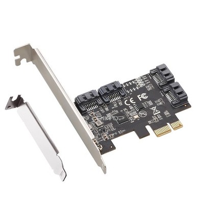 SATA Card 4 Port, PCIE to SATA 6G Controller Expansion Card,Non-Raid,System boot